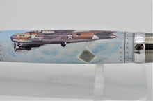 Load image into Gallery viewer, B-17E WWII WARBIRD PEN With Authentic Metal From The &quot;DESERT RAT&quot; B17 FLYING FORTRESS Embedded into the Pen, Historic
