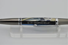 Load image into Gallery viewer, B-17F &quot;Flying Fortress&quot; &quot;Memphis Belle&quot; WWII WARBIRD With Authentic Metal Embedded into this Ballpoint Pen Handmade
