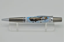 Load image into Gallery viewer, D-DAY INVASION LEAD AIRCRAFT C-47 &quot;THATS ALL - BROTHER&quot; Normandy WWII C47 Warbird Authentic Embedded Airplane Part Pen, RARE Custom Handmade
