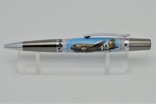 Load image into Gallery viewer, D-DAY INVASION LEAD AIRCRAFT C-47 &quot;THATS ALL - BROTHER&quot; Normandy WWII C47 Warbird Authentic Embedded Airplane Part Pen, RARE Custom Handmade

