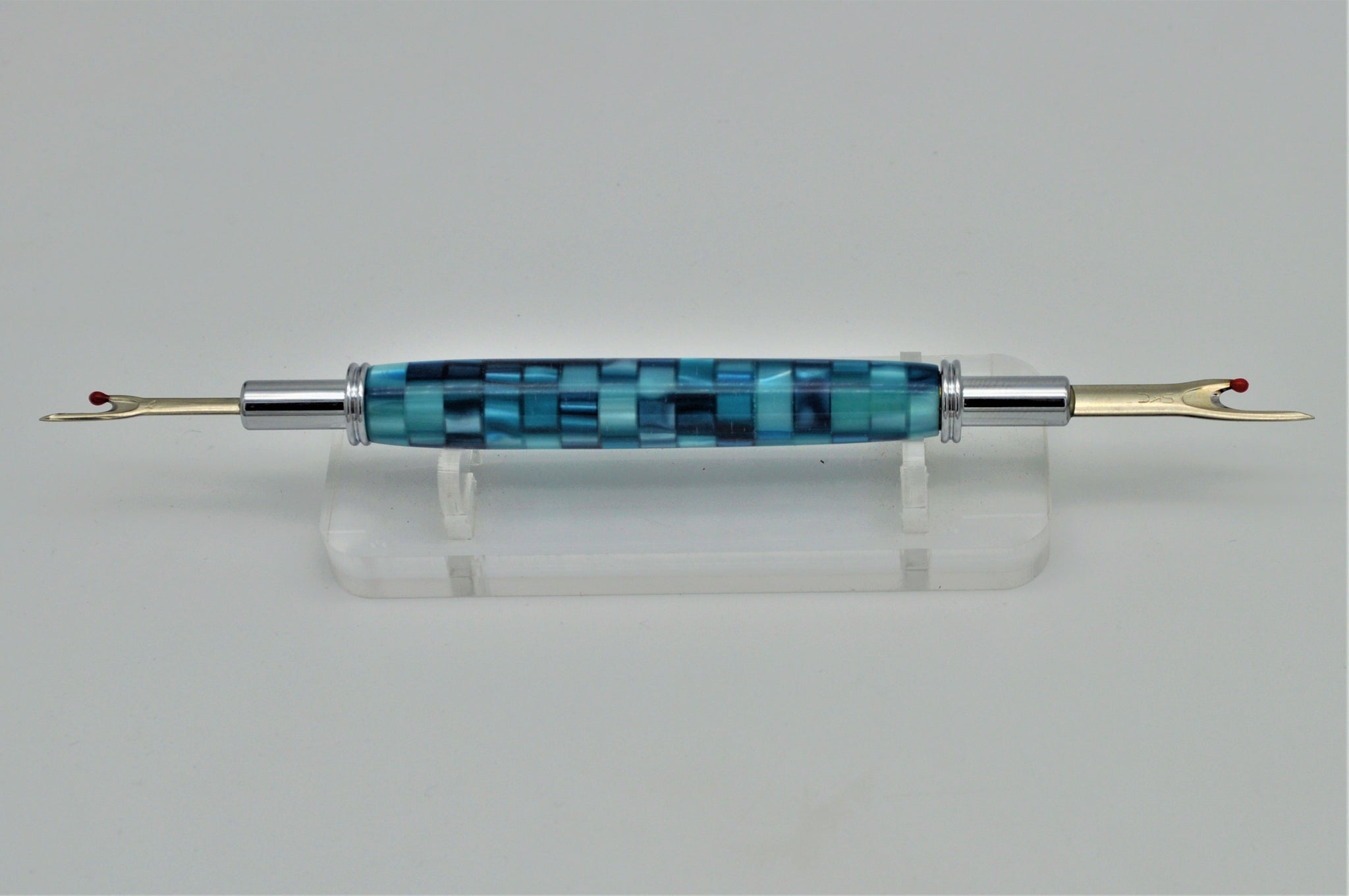 Seam Stitch Ripper Remover Double Sizes Aqua Handmade Handle – Mission City  Pens