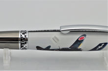Load image into Gallery viewer, F6F HELLCAT and ZERO JAPANESE A6M5 WWII WARBIRD Relic Memorabilia Pen - Actual Material From Each Embedded, Certified LIMITED RARE
