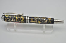 Load image into Gallery viewer, Highly Detailed Premium Watch Parts Pen Handcrafted Custom made with Retired Pink Franck Muller Watch Dial, Fountain
