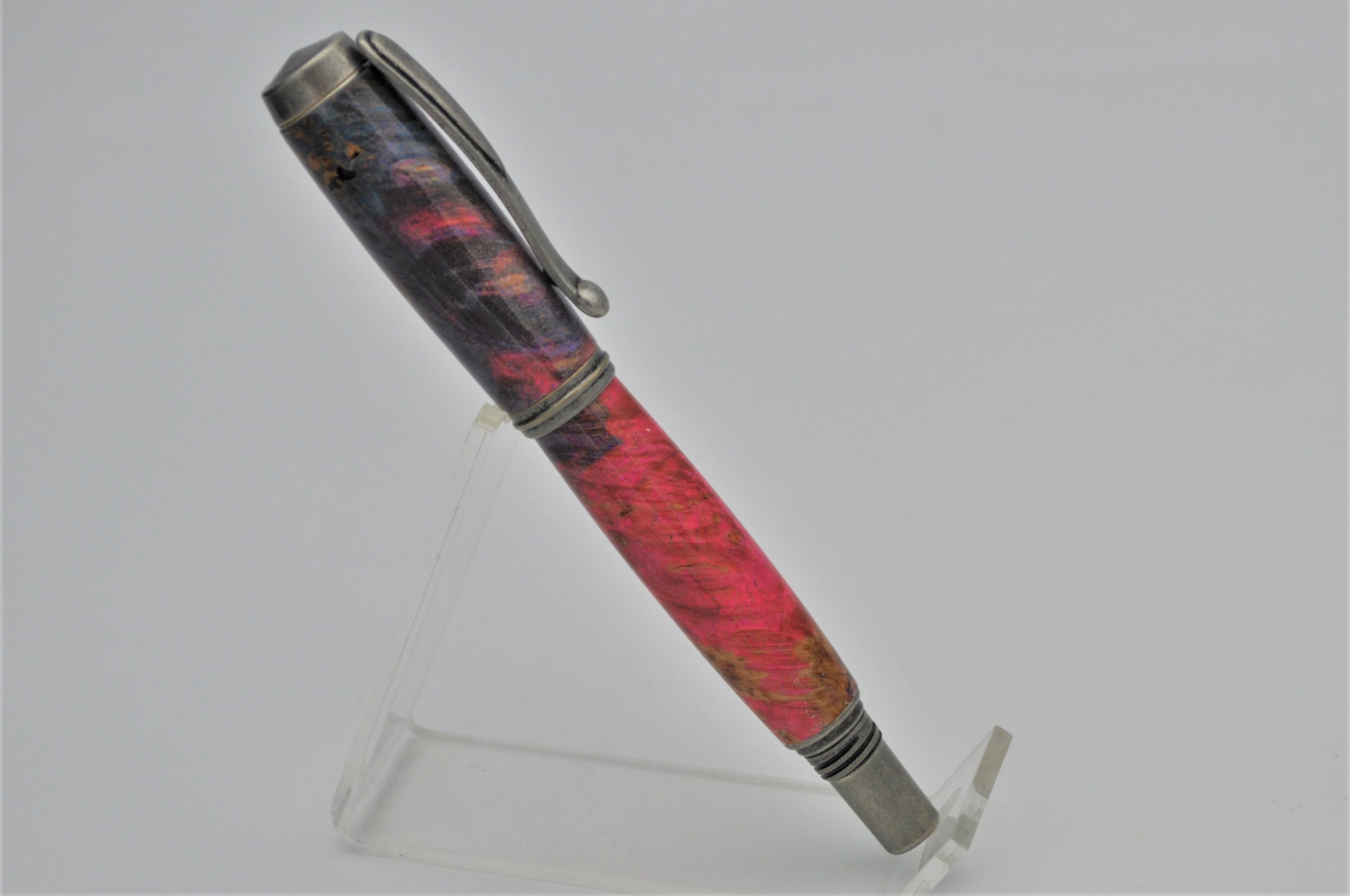 Dyed Box high quality Elder Burl Handcrafted Rollerball Pen