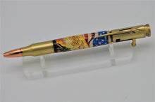 Load image into Gallery viewer, Bolt Action Operated WE THE PEOPLE Patriotic Ballpoint Pen
