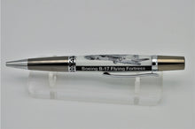 Load image into Gallery viewer, Boeing B-17 Flying Fortress WWII Bomber "Desert Rat" Pen - Actual B17 Material Embedded, Certified LIMITED RARE
