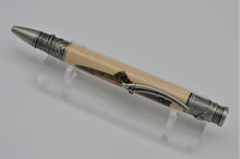 Load image into Gallery viewer, Cutthroat Trout Inlaid Wood Ballpoint Pen, Antique Nickel, Fly Fishing Design
