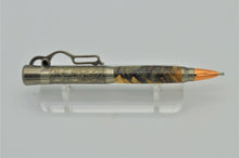 Load image into Gallery viewer, Lever Action Pen Winchester Model 1894 Rifle Pen Buckeye Burl Antique Nickel Ballpoint

