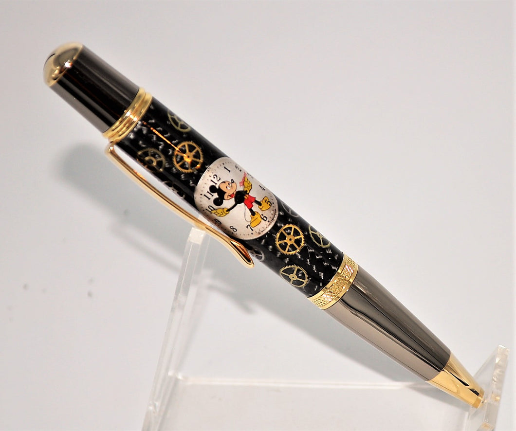 Watch Parts Pen made with Vintage Mickey Mouse Watch - Premium